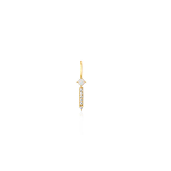 Ania Haie Gold Kyoto Opal Sparkle Bar Charm