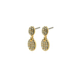 Pilgrim BEAT Crystal Earrings Gold-Plated