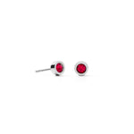 Coeur de Lion SS Red Crystal Earrings