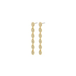 Pilgrim BEAT Crystal Drop Earrings Gold-Plated