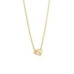 Pilgrim LEARN Crystal Necklace Gold-Plated