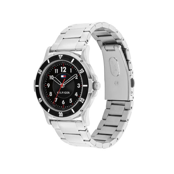 Tommy Hilfiger SS Black Dial Watch