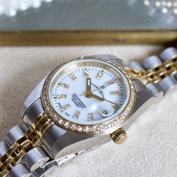 JDM Inspiration Mother Of Pearl Two Tone Watch