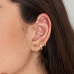 Ania Haie Gold Disc Barbell Earring