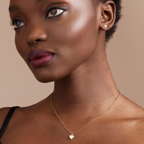 Ted Baker Hara Gold Finish Tiny Heart Pendant Necklace – Bonds
