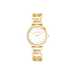 Coeur De Lion Round Gold Mother of Pearl Watch
