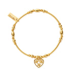 Chlobo Heart Of Hope Bracelet Gold