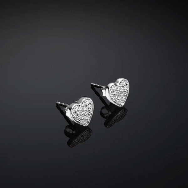 Chiara Ferragni Sterling Silver Heart Earrings