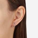 Chiara Ferragni Sterling Silver Small Hoop Earrings