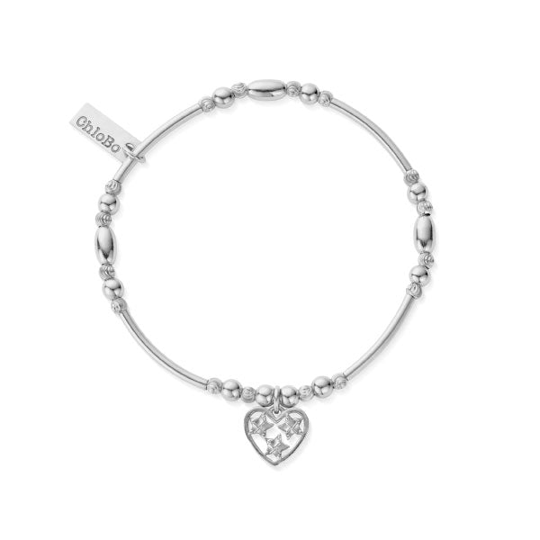 Chlobo Heart Of Hope Bracelet Silver