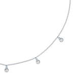 Ted Baker Clemmee Silver Finish Necklace