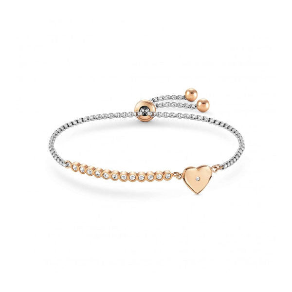Nomination Chain/Zirconia Heart Bracelet SS & Rose
