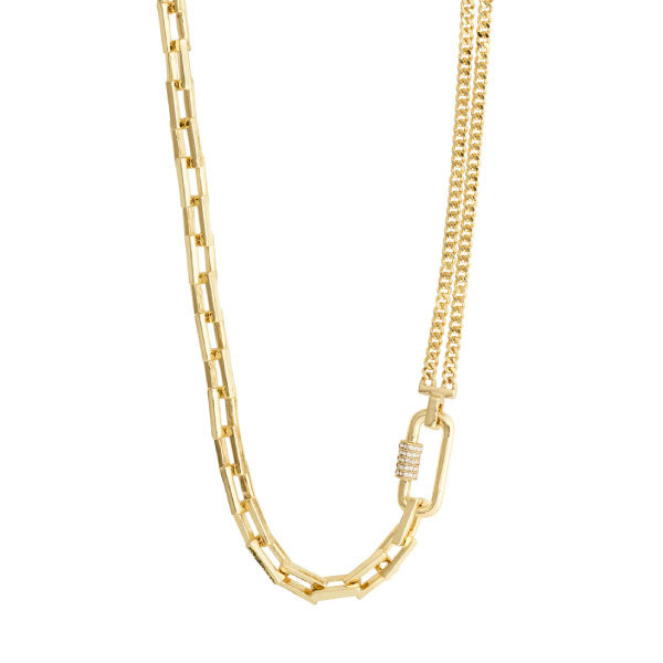 Pilgrim BE Cable Chain Necklace Gold-plated