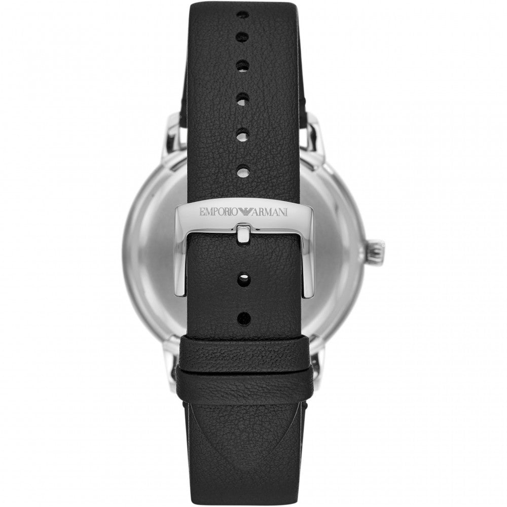 Emporio armani ar1692 leather clearance strap watch