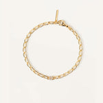 PDPAOLA YG Letter Chain Bracelet