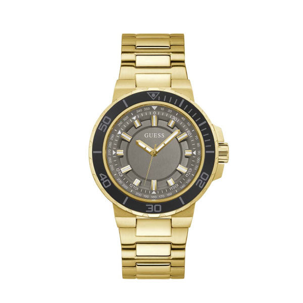 Guess Track Gold Tone Gents Watch