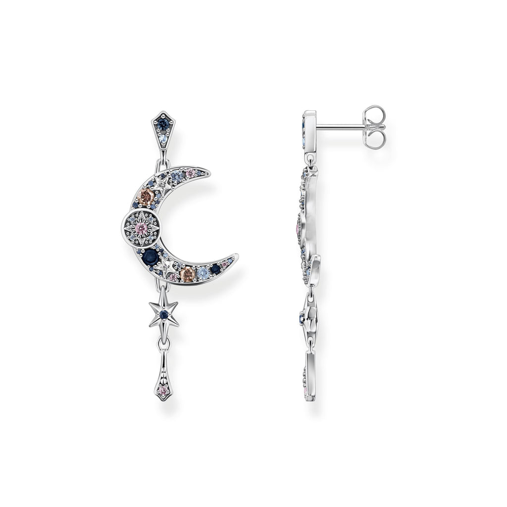 Thomas Sabo Royalty Moon Drop Earrings