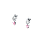 Chiara Ferragni Pink Heart Drop Earrings