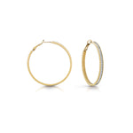 Guess Colour my Day Crystal Gold Tone Hoops