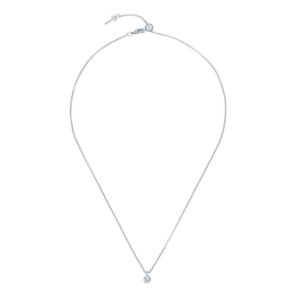 Ted Baker Sinalaa Silver Crystal Necklace
