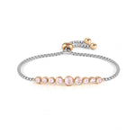 Nomination Milleluci Pink Crystal Circles SS/Rose Bracelet