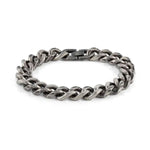 Nomination Mens Beyond Stainless Steel Vintage Black PVD Large Curb Chain Bracelet