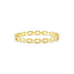 Nomination Pretty Gold Plated Square Link Cubic Zirconia Bangle