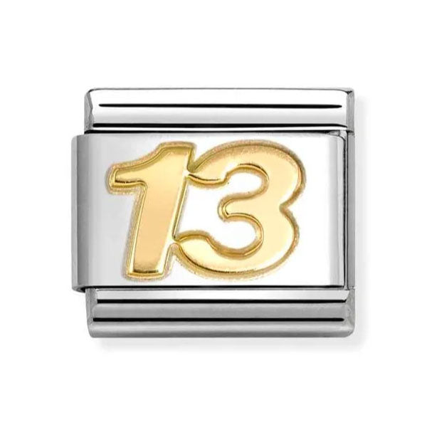 Nomination Classic Gold Number 13 Charm