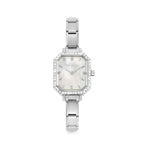 Nomination Paris Watch Rectangular CZ Mother Of Pearl