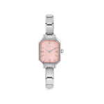 Nomination Paris Watch Rectangular Sunray Pastel Pink