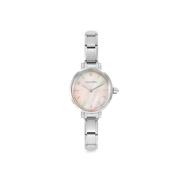 Nomination Paris Oval Watch Pink Mother Of Pearl