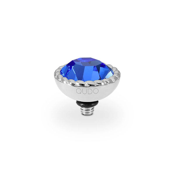 Bocconi Crystal Sapphire 11mm Silver Topper