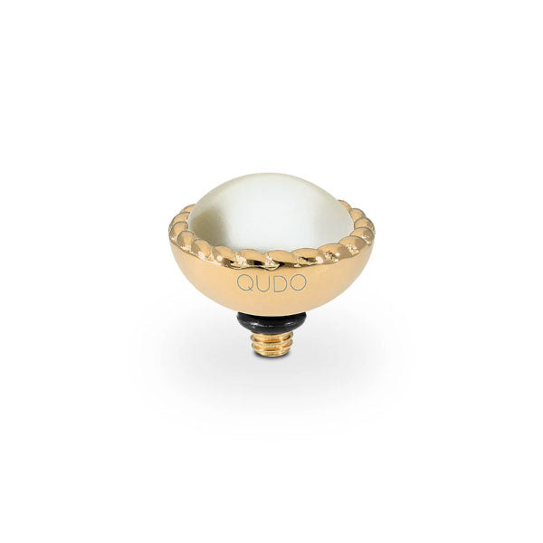 Bocconi Crystal Cream Pearl 11mm Gold Topper