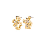 SUNSET earrings gold-plated