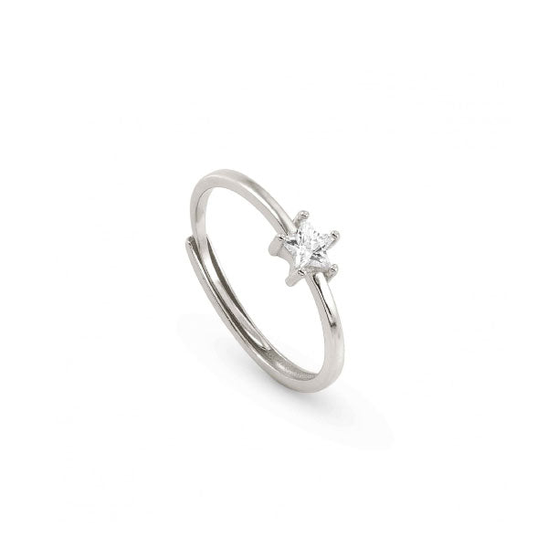 Nomination Sentimental Silver Star Adjustable Ring