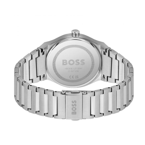 Hugo Boss Candor Blue Dial Stainless Steel Watch