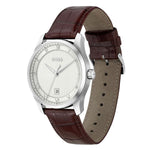 Hugo Boss Principle Brown Leather Strap Watch