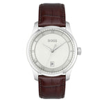 Hugo Boss Principle Brown Leather Strap Watch