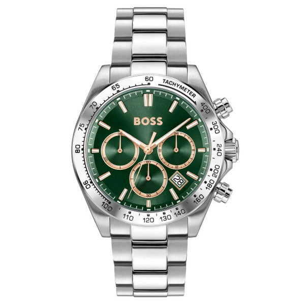 Hero 2.0 Stainless Steel Green Dial Mens Watch