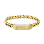 Hugo Boss Mens Carter Collection YG Chain Bracelet