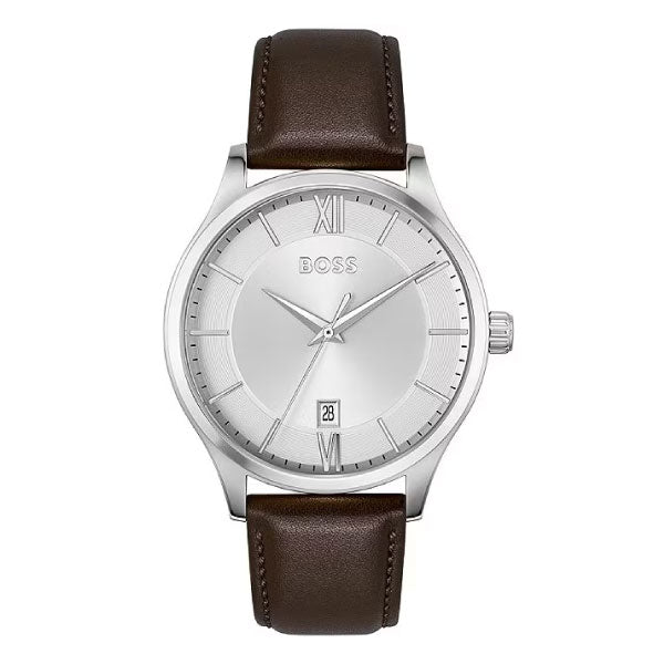Hugo Boss Elite Brown Leather Watch