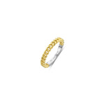 Ti Sento YG Twisted Link Ring