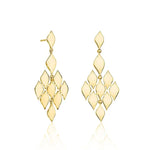 Lustre & Love Thalia Novo Drop Earrings in Gold Vermeil High Shine Finish