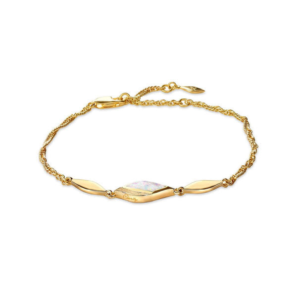 Lustre & Love Clarity Opal Bracelet in Gold Vermeil