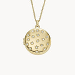 Fossil Locket Collection Gold-Tone Necklace