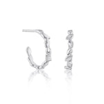 Lustre & Love Thalia Hoop Earrings in Sterling Silver