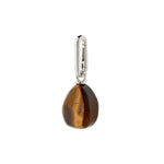 Pilgrim CHARM Tiger Eye Pendant Silver-Plated