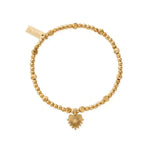 Chlobo Cute Sparkle Glowing Beauty Bracelet Gold