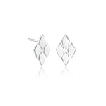 Lustre & Love Thalia Stud Earrings in Sterling Silver High Shine Finish