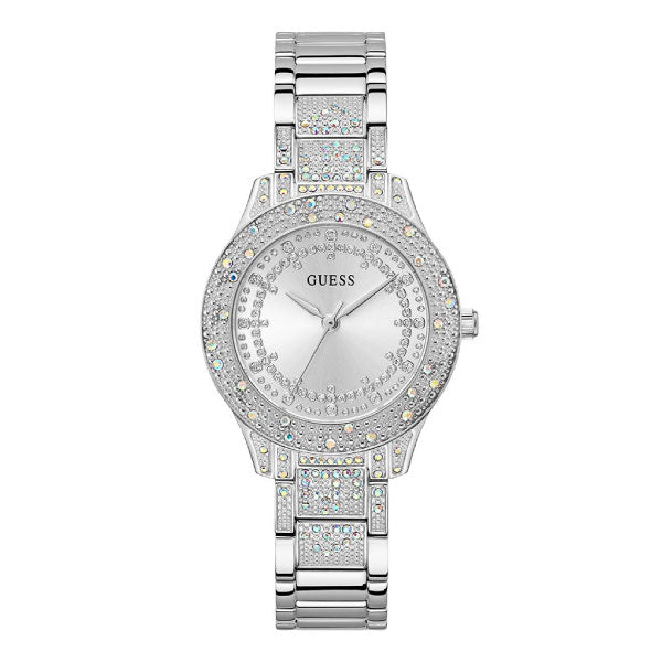 Guess Ladies Shooting Star Silver Watch